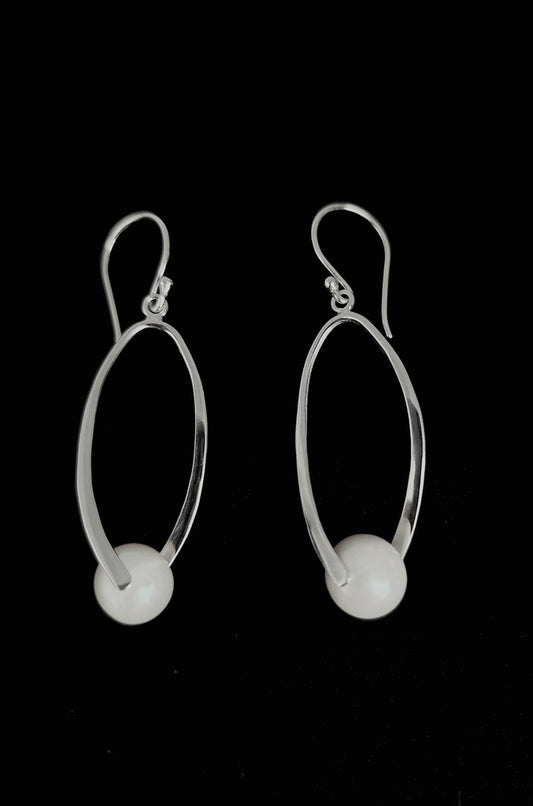 Earring Pearl Short Jhon 8-9Mm