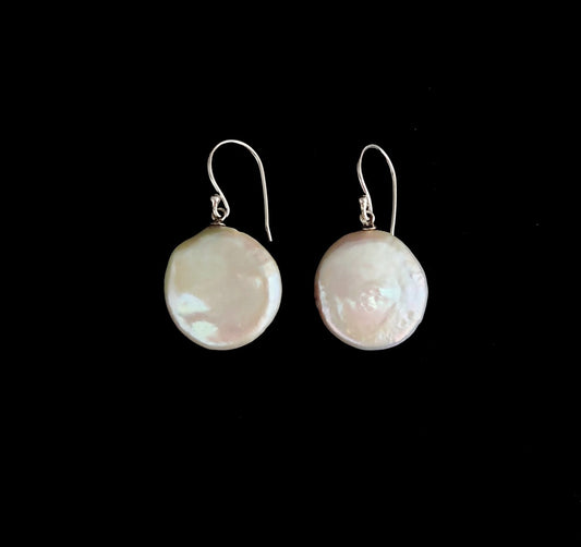 Earring Pearl Coin 1.8mm