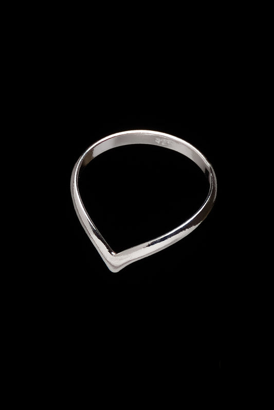 Small Ring Half Triangle - Bambu Silver Jewellry