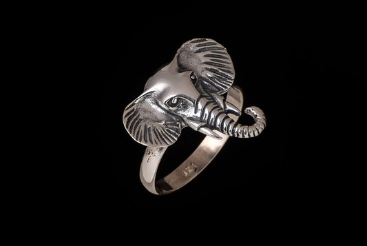 Small Ring Elephant Head
