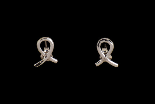 Earring Stud Ribbon Symbol