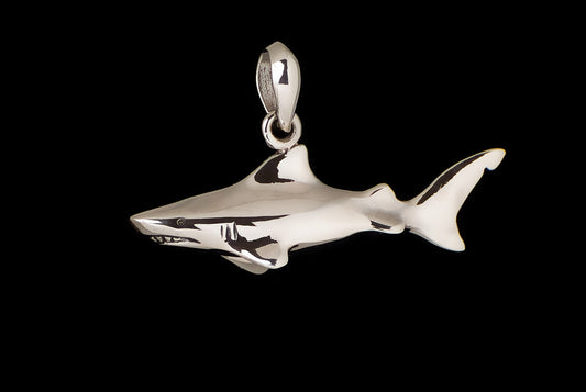 Pendant Shark White Tip 3.8cm