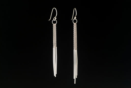 Earring Stick With Chain 5 In 1