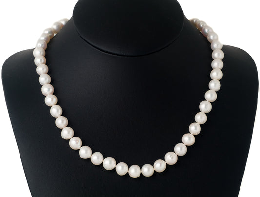 Necklace Pearl Round 9-10mm