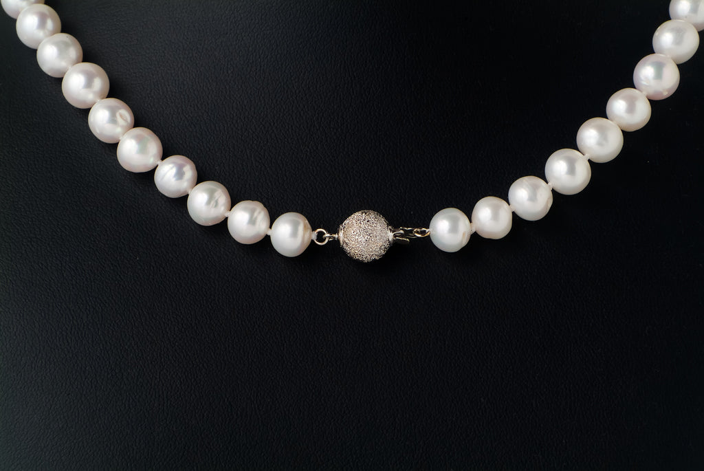 Necklace Pearl Round 9-10mm