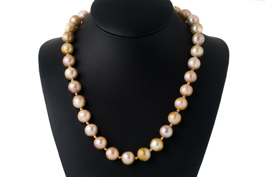 Necklace Pearl Beads Set Bracelet Mix 11-13mm