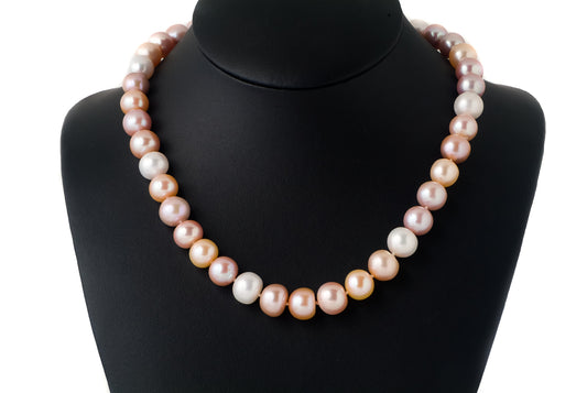 Necklace Pearl Mix Colour 12-13mm