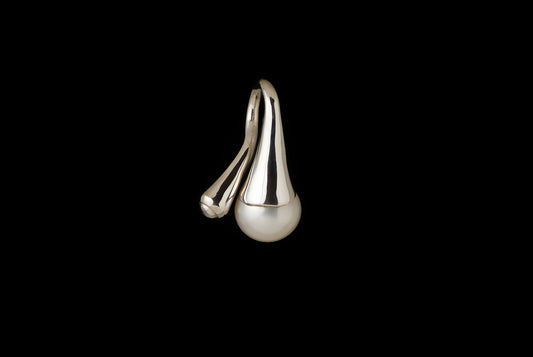Pendant Pearl Abstract 13-14mm