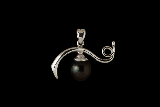 Pendant Pearl South Sea Pearl Abstract
