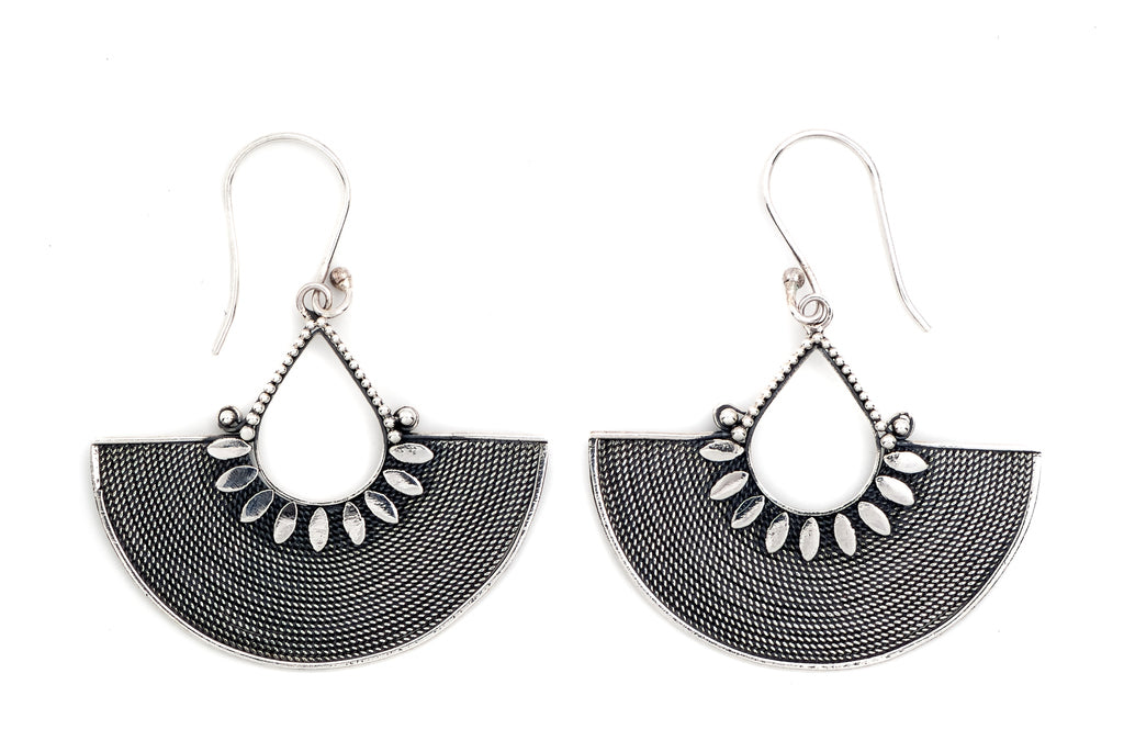 Earring Tali Air Kipas Padian - Bambu Silver Jewellry