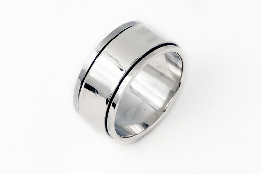 Ring Spining Plain - Bambu Silver Jewellry