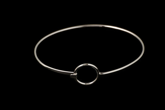Bracelet O Plain Small 1.5mm - Bambu Silver Jewellry