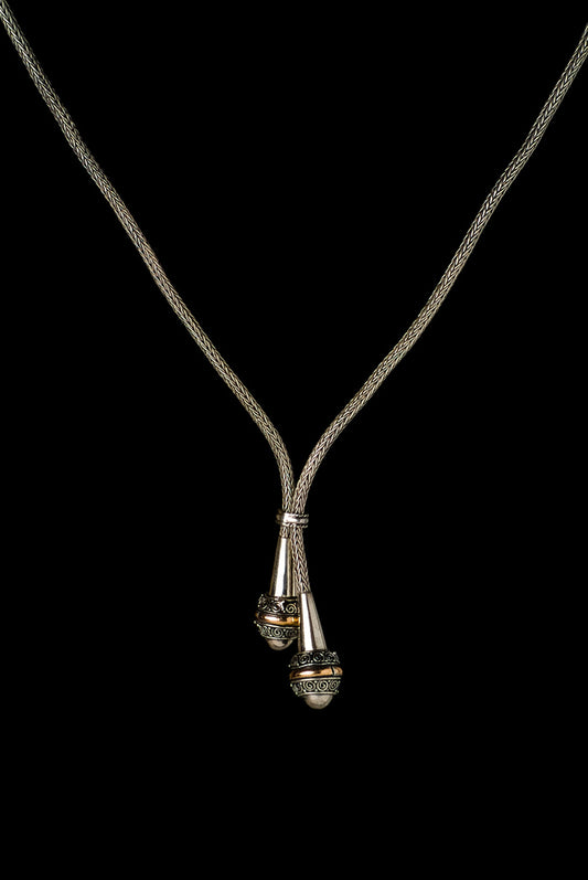 Necklace Bola Emas - Bambu Silver Jewellry