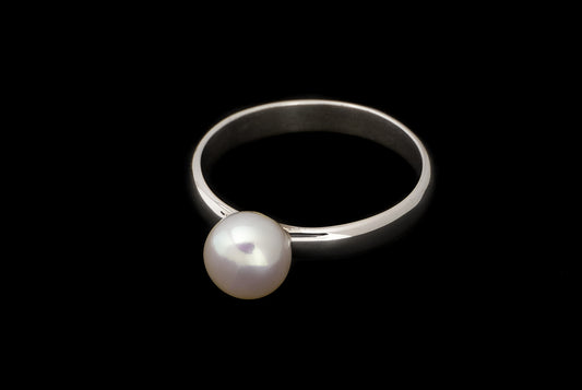 Ring Pearl Single 7-8mm