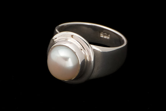Ring Pearl Double Basel Medium 11-12mm