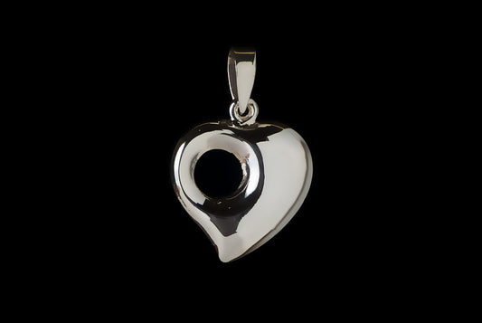 Pendant Heart With Hole 1.5cm