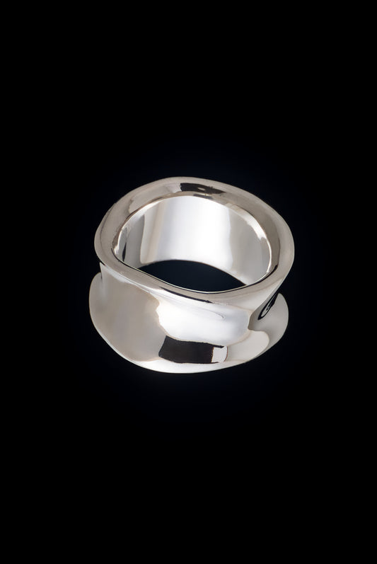 Ring Abstract Plain Al 1.3cm