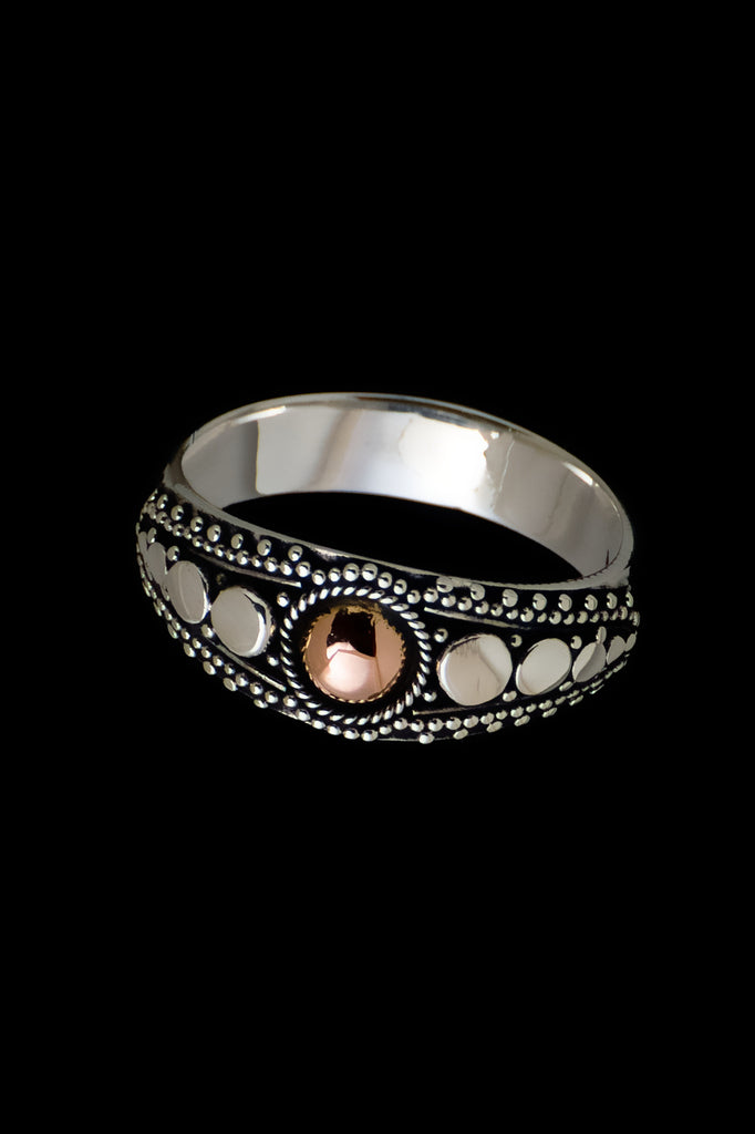 Ring Silver Gold Jawan Arma 8mm