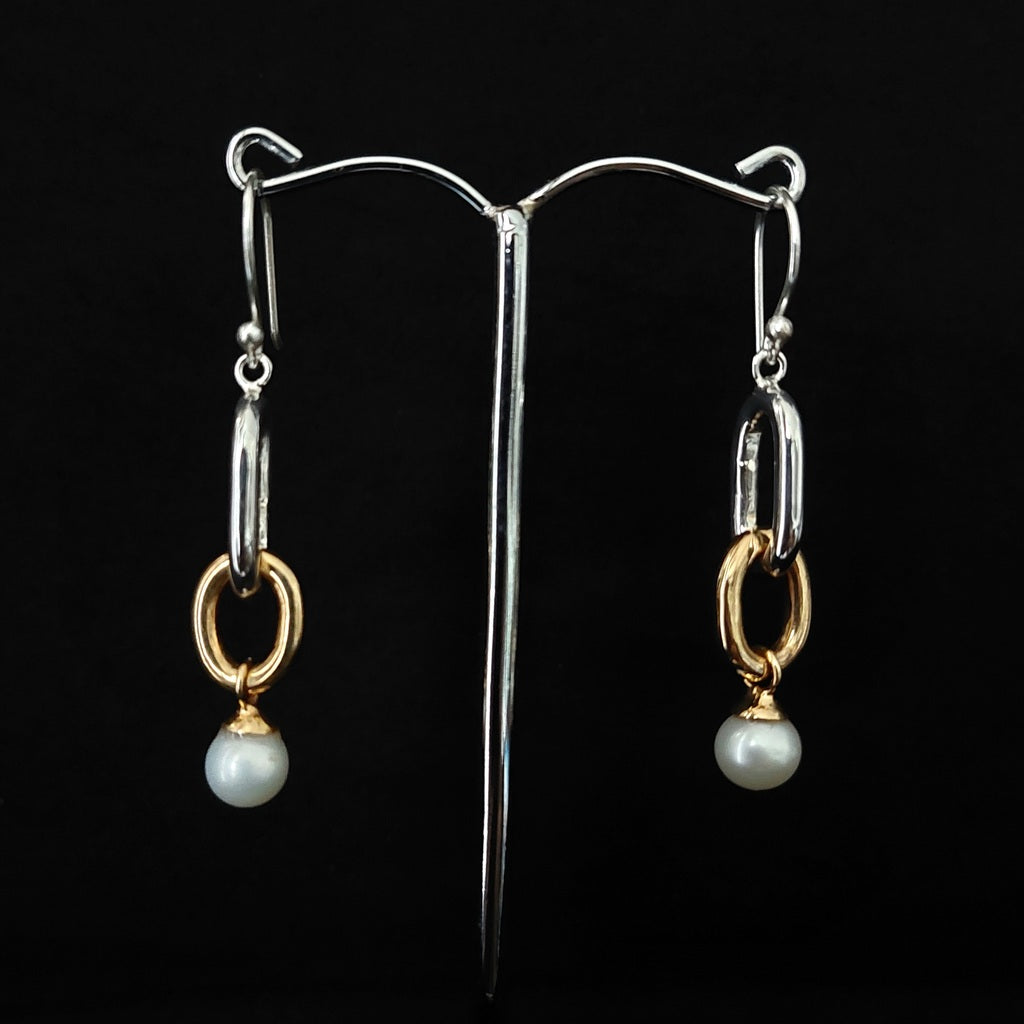 Earring Pearl Round Tifany  6-7mm