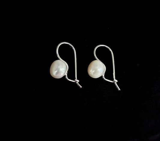 Earring Pearl Closed Hook 23 ,8mm