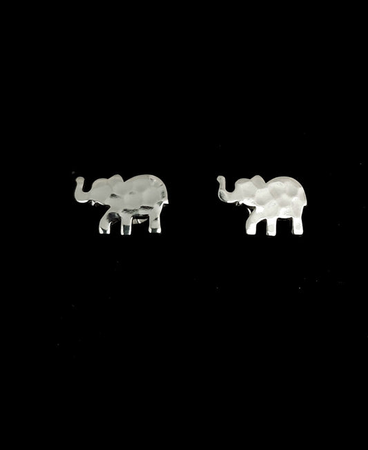 Earring Stud Elephant Hammer 15 X 10mm
