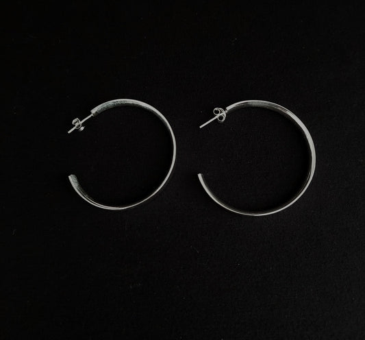 Earring Aro Flat Thin 5 X 40mm