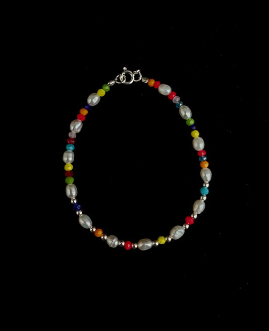 Bracelet Pearl With Mix Beads