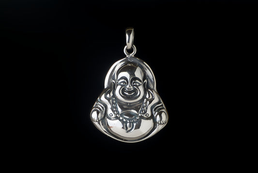 Pendant Happy Budha Large 3.4 x 2.7cm