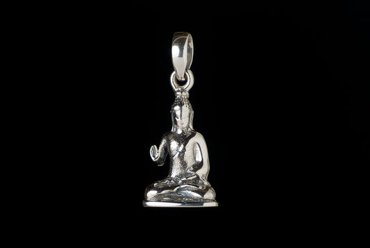 Pendant Budha Sitting Plain 2cm