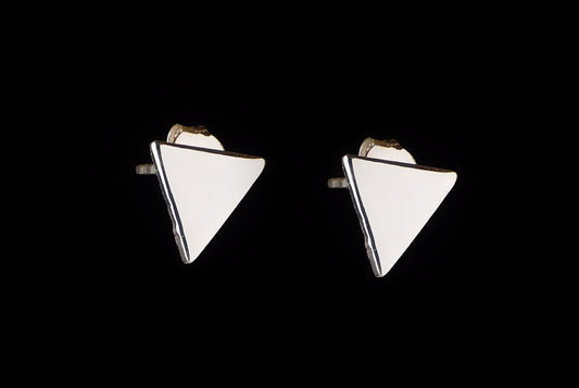 Earring Stud Triangle 6-7mm - Bambu Silver Jewellry