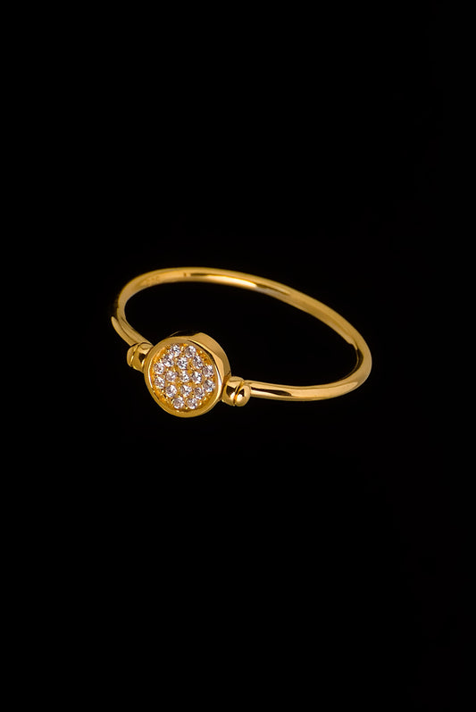 Small Ring Catt with zircon