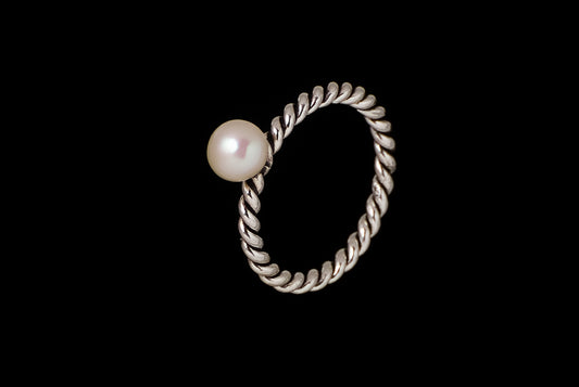 Ring Pearl Small Kawatan Single