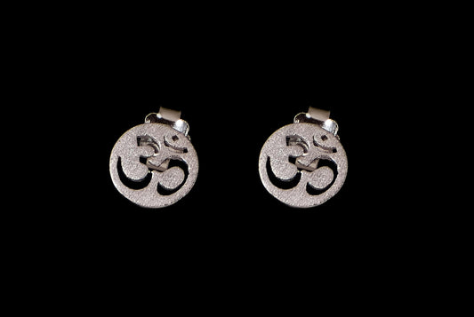 Earring Stud Om India Hole