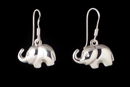 Earring Elephant Plain Small 1.8 x 1cm