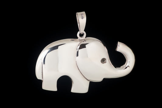 Pendant Elephant Plain Extra Large 5.8 x 2.9cm