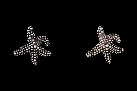 Earring Stud Sea Star Oxid