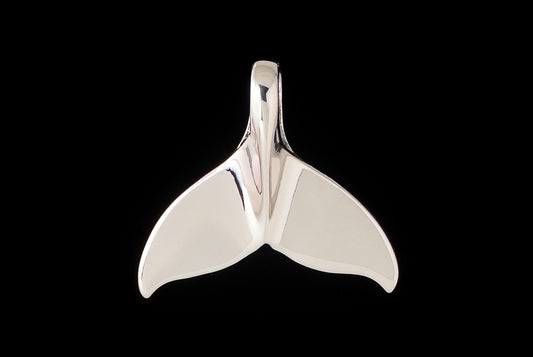 Pendant Whale Tail Plain Thin