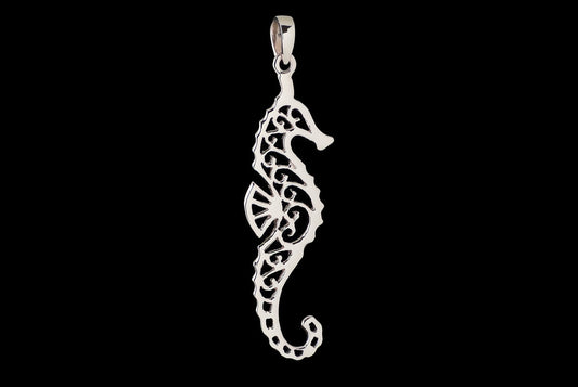 Pendant Sea Horse Plain 4.6cm