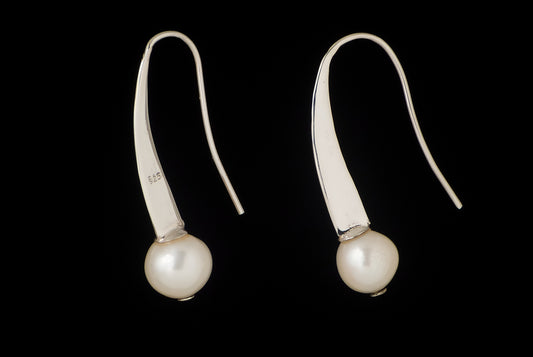 Earring Pearl Al with Long Hook