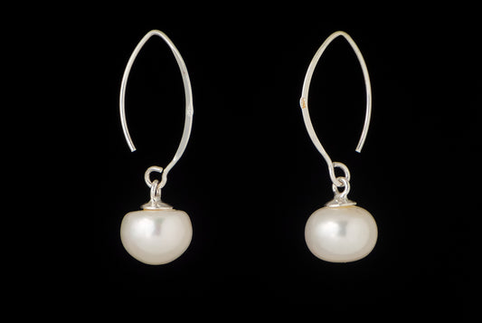 Earring Pearl Hook Basic 10mm