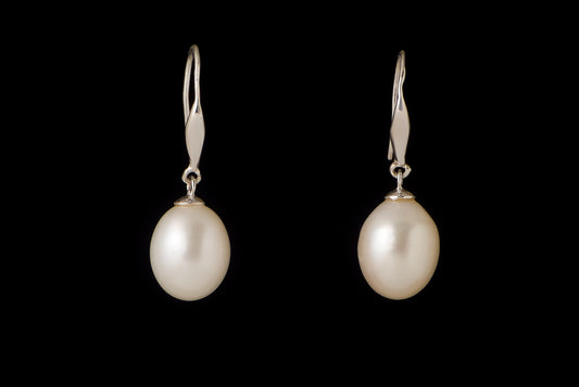 Earring Pearl Drop 19 ,11-12mm