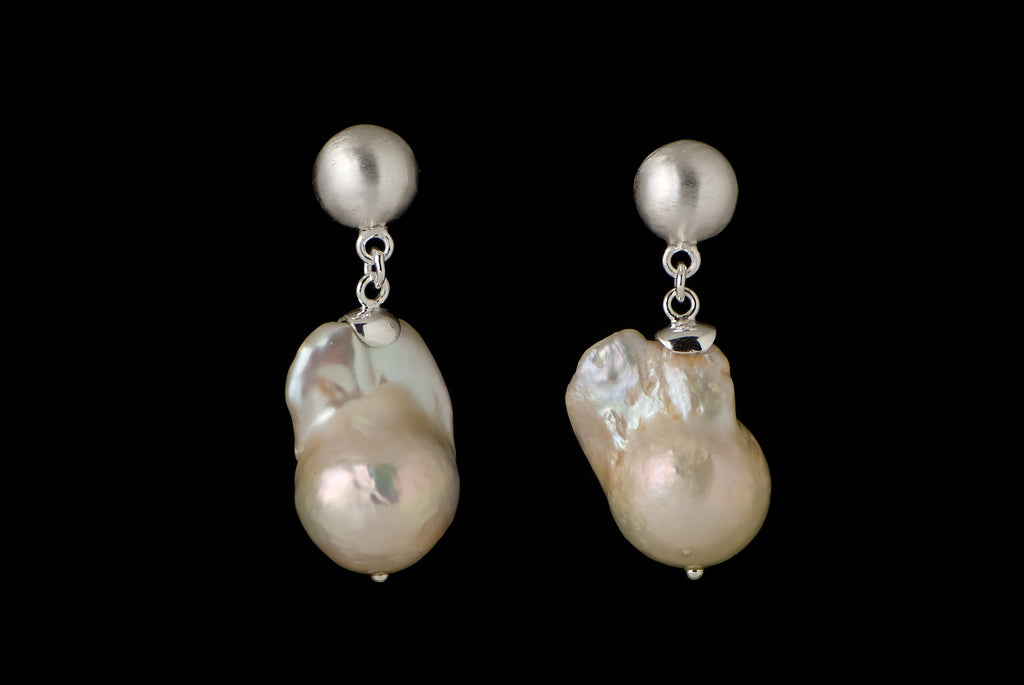 Earring Pearl Baroque Stud
