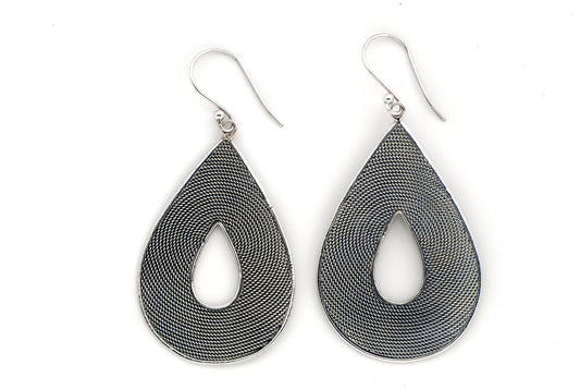 Earring Tali Air Oval with Hole 4x3cm