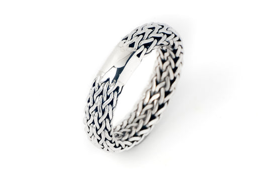 Ring Snake Bone 6mm