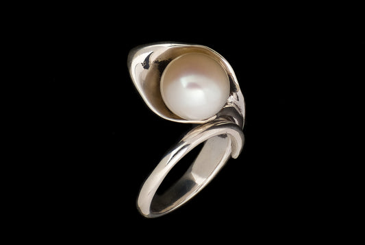 Ring Pearl Tulip Large