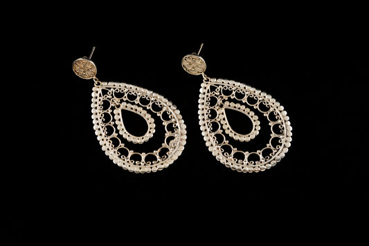 Earring Cintya Single Stud - Bambu Silver Jewellry