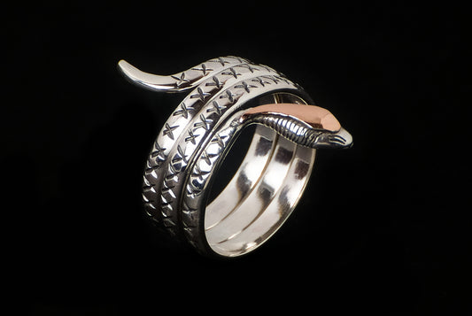 Ring Snake With Gold