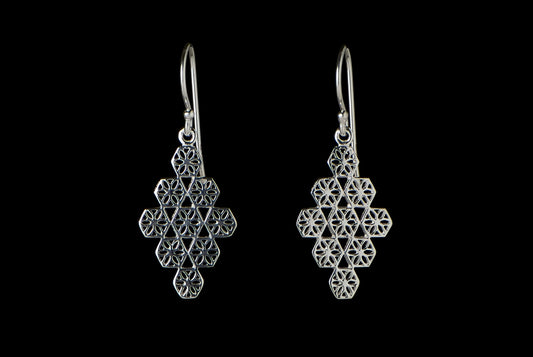 Earring Seed Of Life Diamond 1.2cm