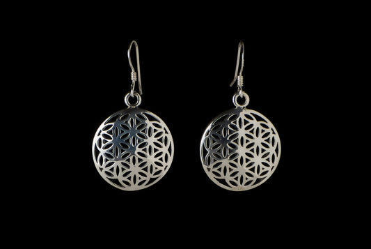 Earring Flower Of Life 2cm