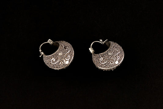 Earring Balinesse Jawan Arma 1.8cm - Bambu Silver Jewellry